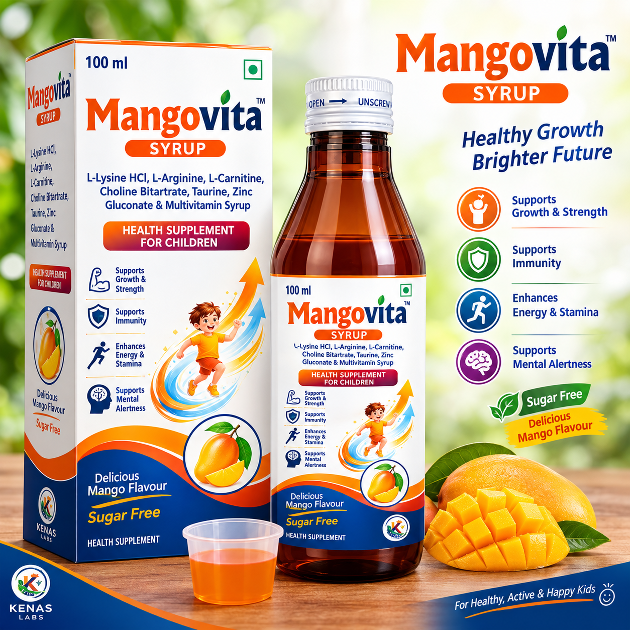 Mangovita Kids 100ml Syrup
